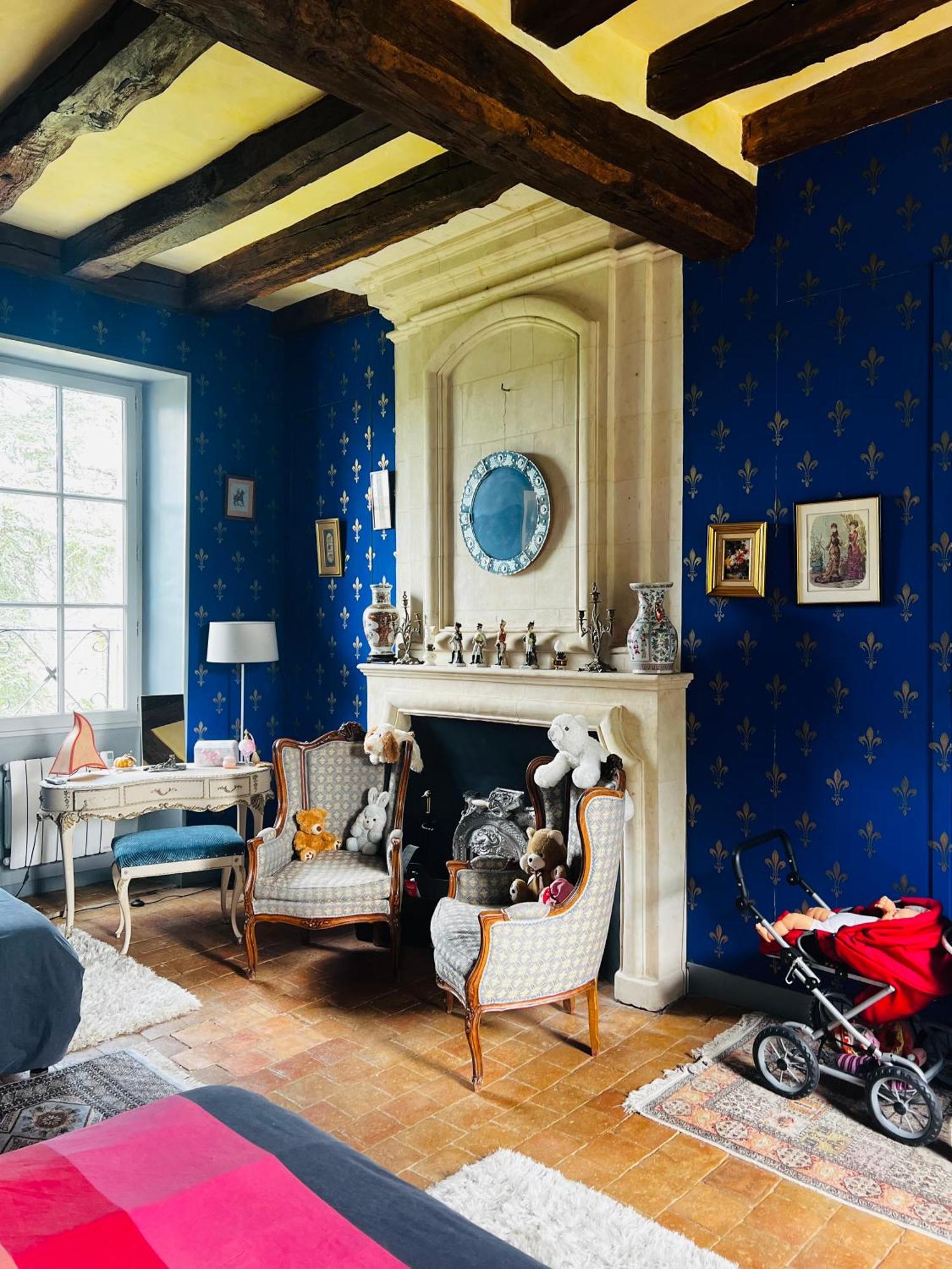 Chateau De La Thibaudiere Bois Savary - Chambre Familiale Du Roi Allonnes  Extérieur photo