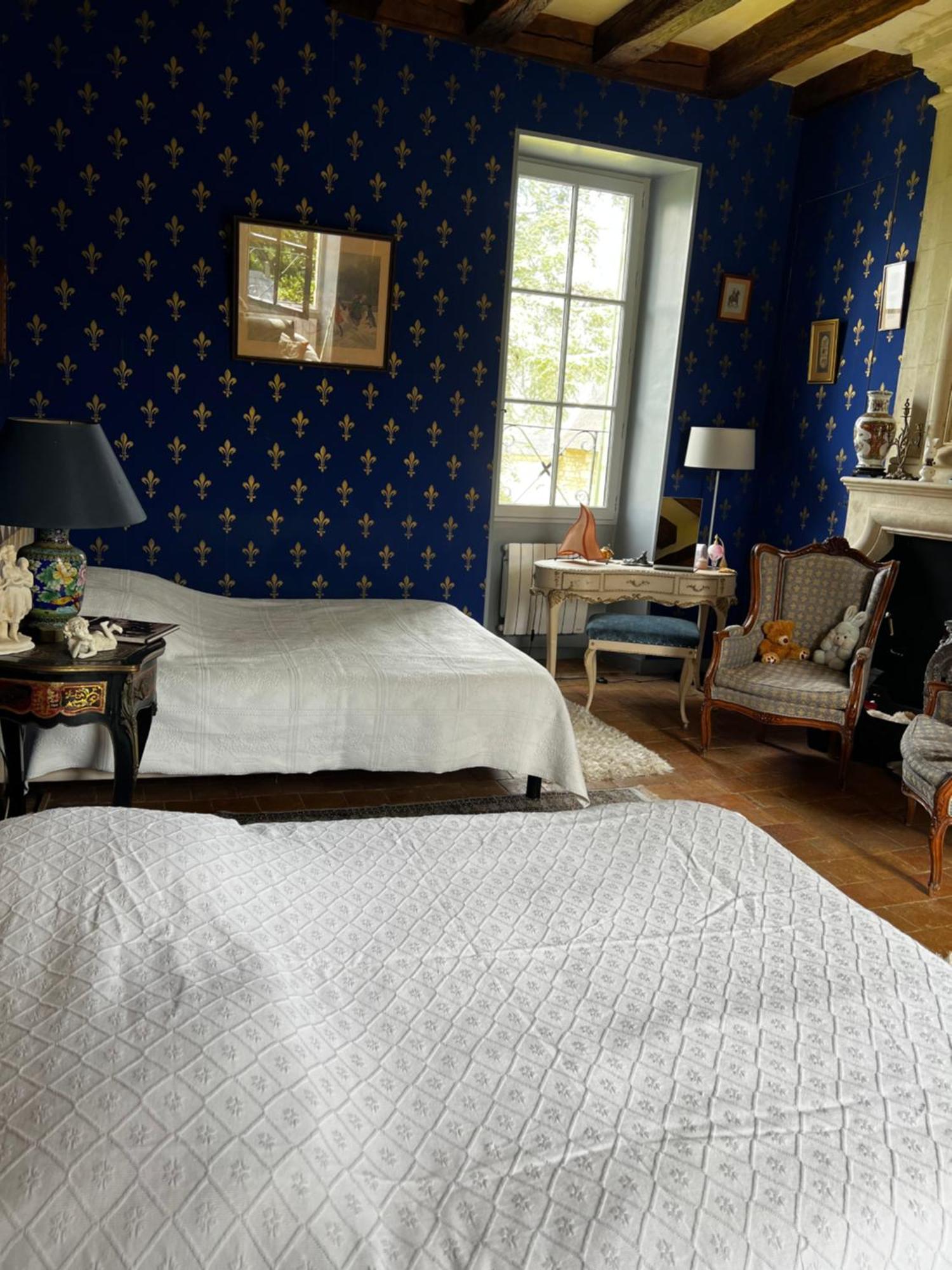Chateau De La Thibaudiere Bois Savary - Chambre Familiale Du Roi Allonnes  Extérieur photo